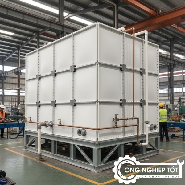 Ứng dụng bồn SMC lắp ghép 10m³